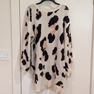 Oversized thick sweater